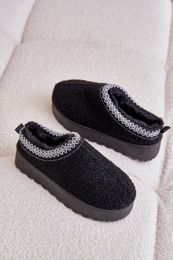 nööpidega lumesaapad Naiselik platvormiga Z Haftem mustad Tirissa