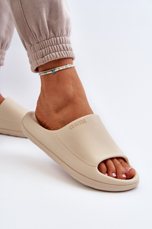 Lihtne naiste plätud Big Star NN274A040 beeži värvi