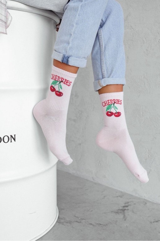 Sokid Naiselik CHERRIES roosa värv