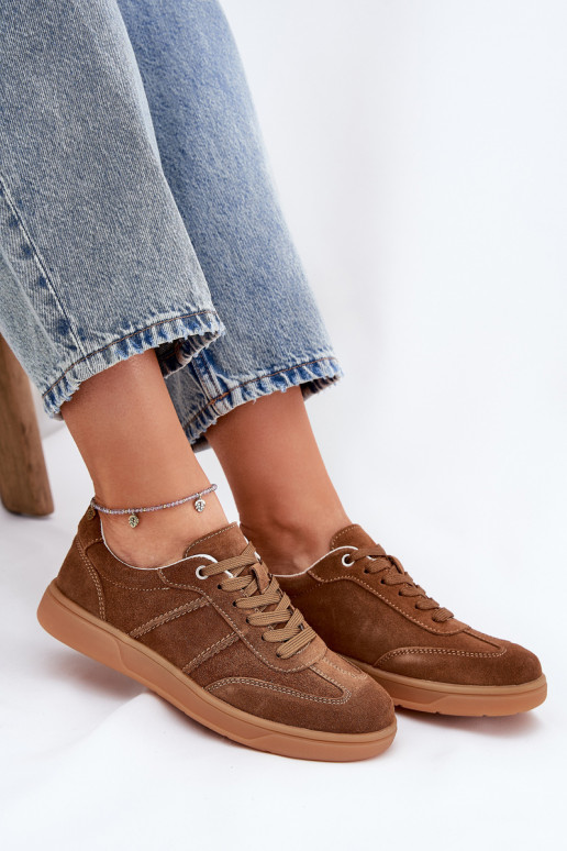 seemisnakhsed Madal Sneakers tüüpi jalanõud Naiselik pruunid värvi Paliana