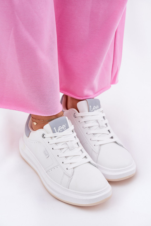 Sneakers tüüpi jalanõud Naiselik platvormiga LEE NAOMI WOMEN LOW 50251012.06K valget värvi