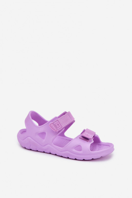 Kerged rannaplätud sandaalid Laste jalanõud Big Star RR374516 Violetne värv