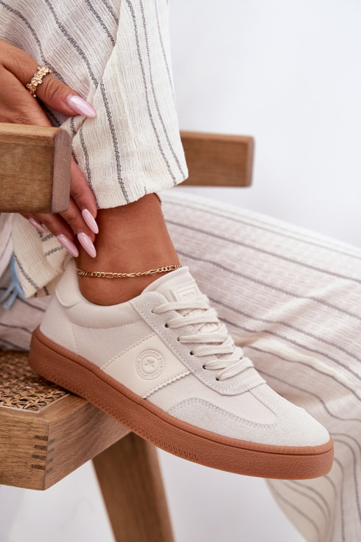 Sneakers tüüpi jalanõud Naiselik Big Star RR274806 beeži värvi
