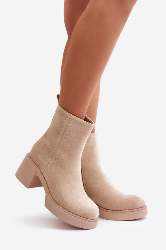 öko seemisnahastowe Naiselik Naiste poolsaapad Elevandiluu värvi Meriluna