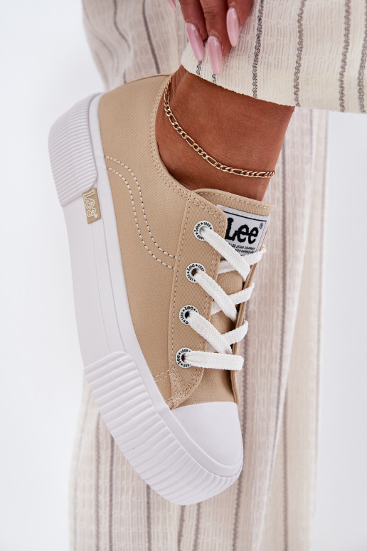 naiste saapad platvormiga LEE ISLA C WOMEN LOW 50251001 beeži värvi