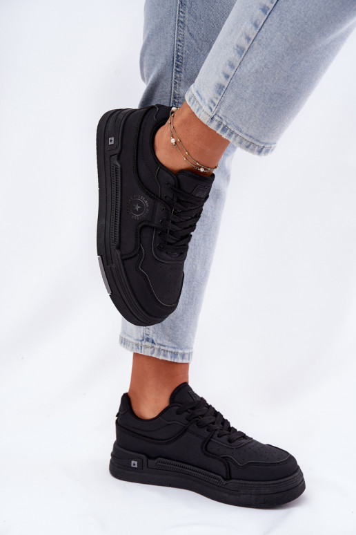 Madal Sneakers tüüpi jalanõud Naiselik Big Star RR274A311 HI-POLY SYSTEM mustad