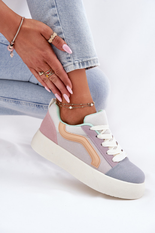 Sneakers tüüpi jalanõud Naiselik platvormiga Mitmevärvilised Tellnira