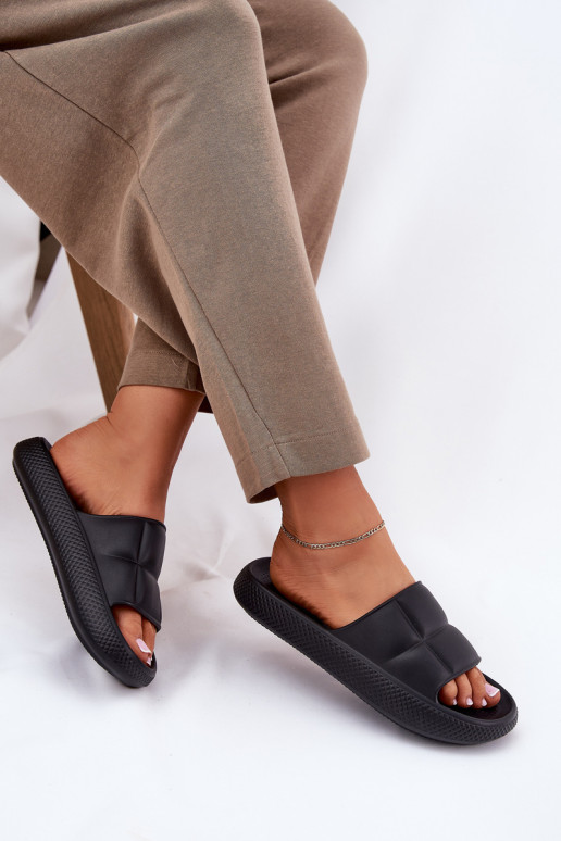 Kerged rannaplätud naiste plätud LEE MAYA SLIDER WOMEN LOW 50251016 mustad