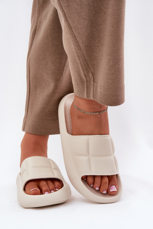 Kerged rannaplätud naiste plätud LEE MAYA SLIDER WOMEN LOW 50251016 beeži värvi