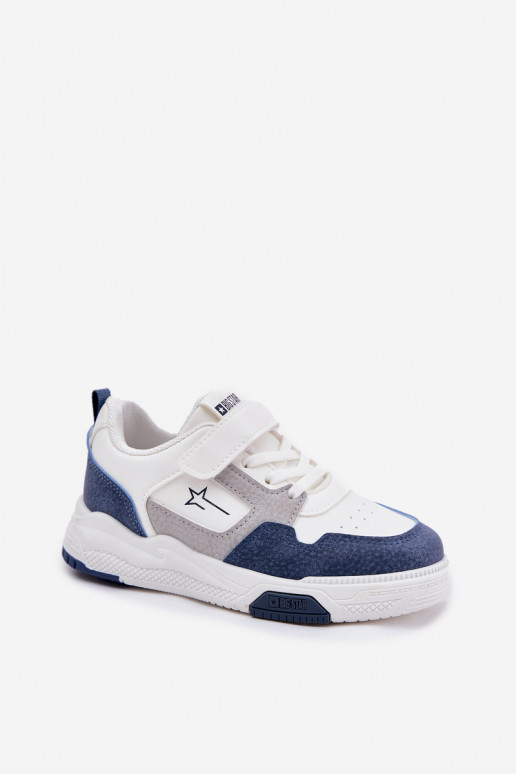 Lihtne Sneakers tüüpi jalanõud Laste jalanõud Big Star RR374053 Valget-Sinist värvi