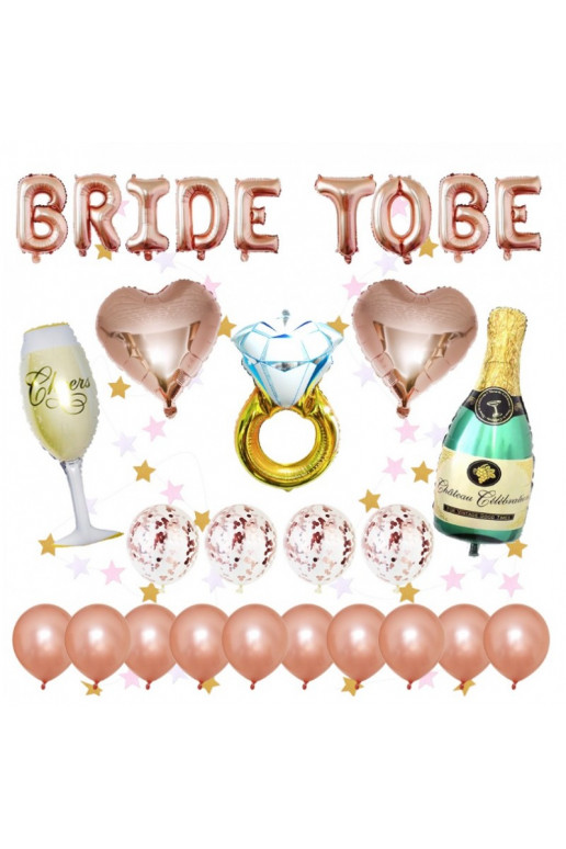 Õhupallide komplekt Bride to Be BLN02