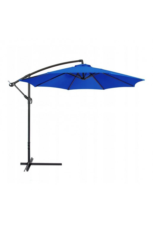 Parasol ogrodowy koos wysięgnikiem sinineowy OGP02