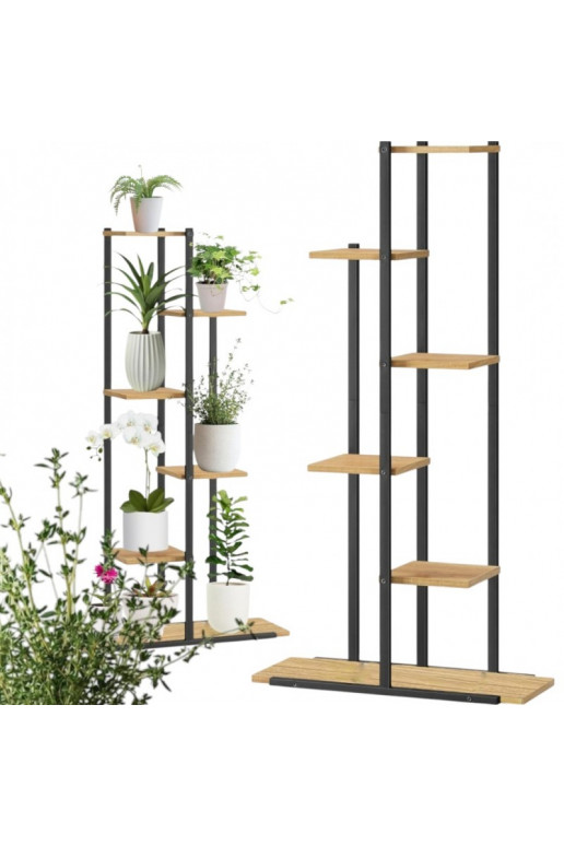 Kwietnik, regał, stojak 113x60x20cm jasno brązowy SZ16JBR