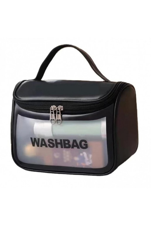 Kokkupandav kosmeetikat WASHBAG  must värv KS46CZ