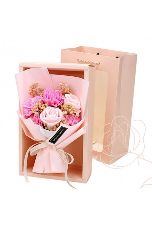 Bukiet zapachowych ów mydlanych  6 tk.  flower box BUK09R