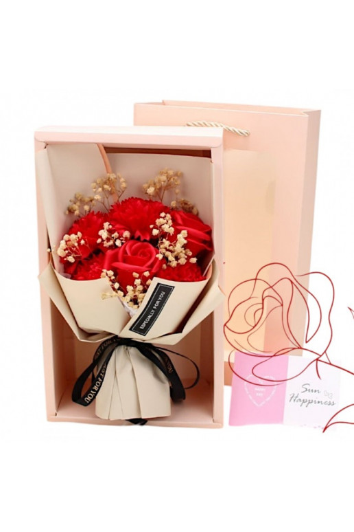 Bukiet zapachowych ów mydlanych  6 tk.  flower box BUK09CZE