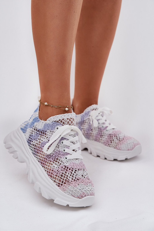 Sneakers tüüpi jalanõud Naiselik Z Szydełkową Cholewką Mitmevärvilised Jelhiris
