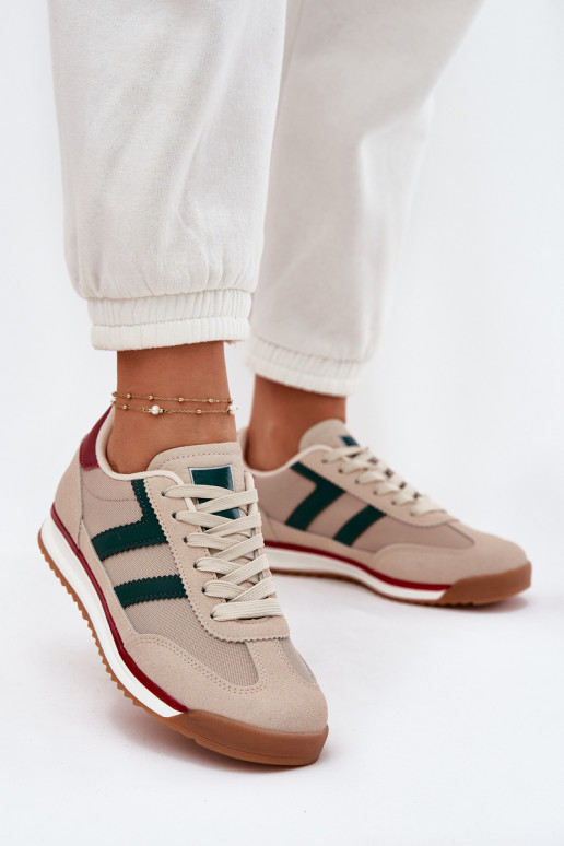 Madal Sneakers tüüpi jalanõud Naiselik beeži värvi Rulaana