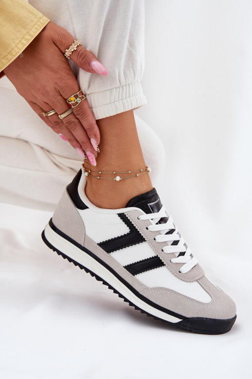 Madal Sneakers tüüpi jalanõud Naiselik valget värvi Rulaana