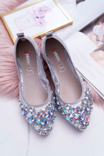 Baleriinad  kivikeste kaunistusega Hõbedat värvi Crystal 2