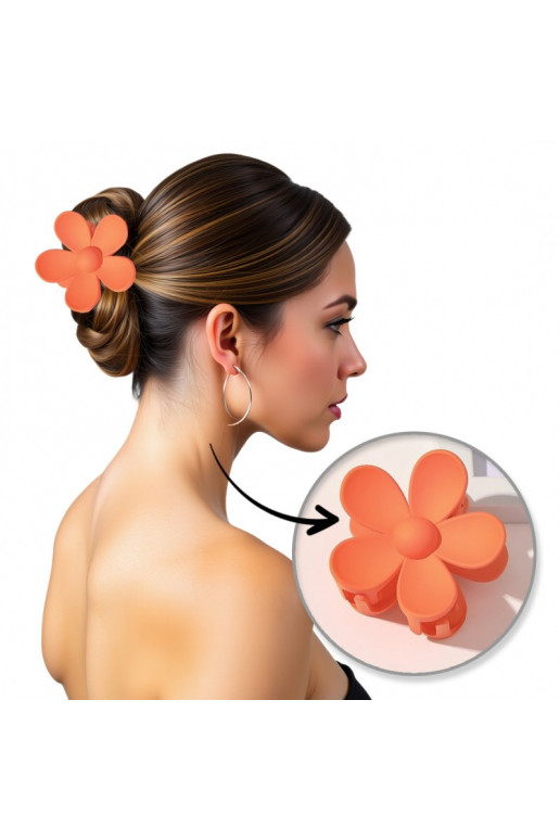 Juuksenõel Barrette XL  oranž 7x7,5 SP196