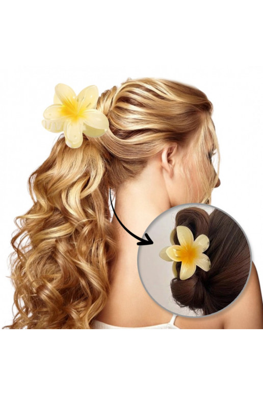 Juuksenõel Barrette XL  ombre kollast värvi 7,5x8cm SP269ZO