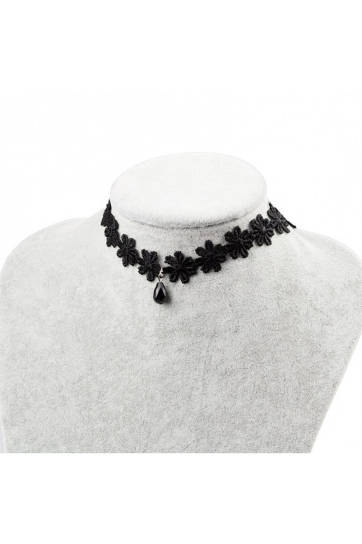 Kaelakee must värv choker uszki  N283