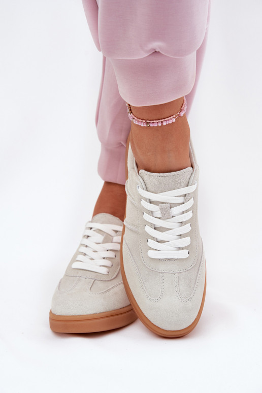 seemisnakhsed Madal Sneakers tüüpi jalanõud Naiselik Halli värvi Paliana