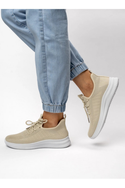 Naiselik Sneakers tüüpi jalanõud LINA BEIGE Codzienna Lekkość i Naturalny Styl