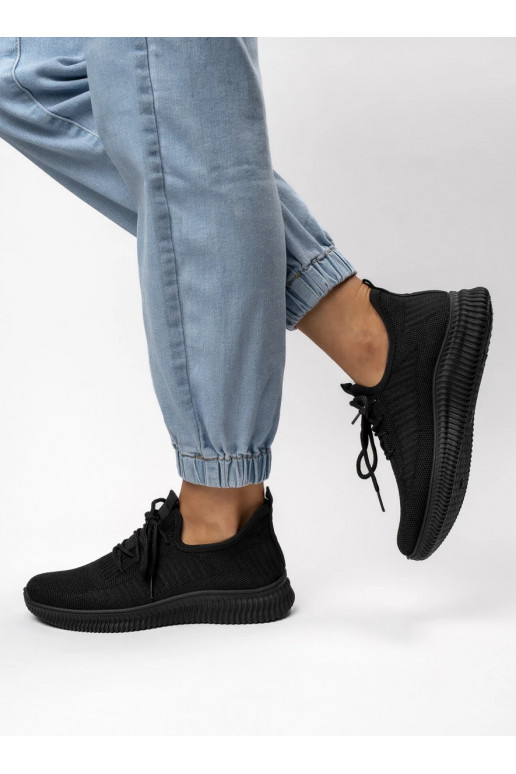 Naiselik Sneakers tüüpi jalanõud LINA BLACK Minimalizm i Komfort na Co Dzień