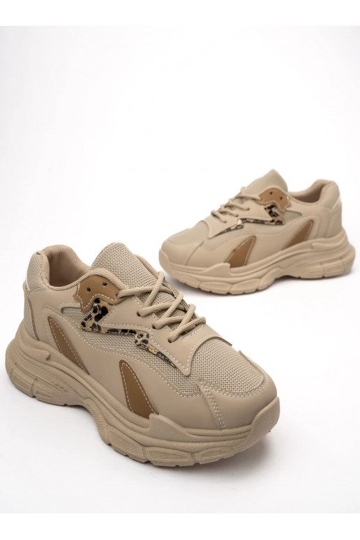 Naiselik Sneakers tüüpi jalanõud Khakivärvi
