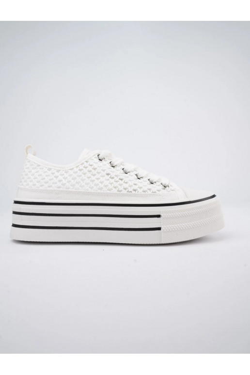 Sneakers tüüpi jalanõud Eleganto valget värvi