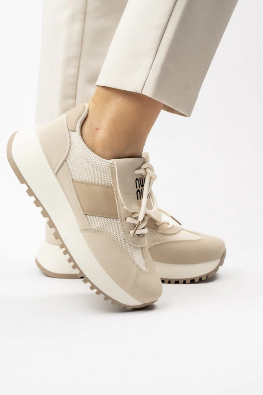 Naiselik Sneakers tüüpi jalanõud FLOW BEIGE