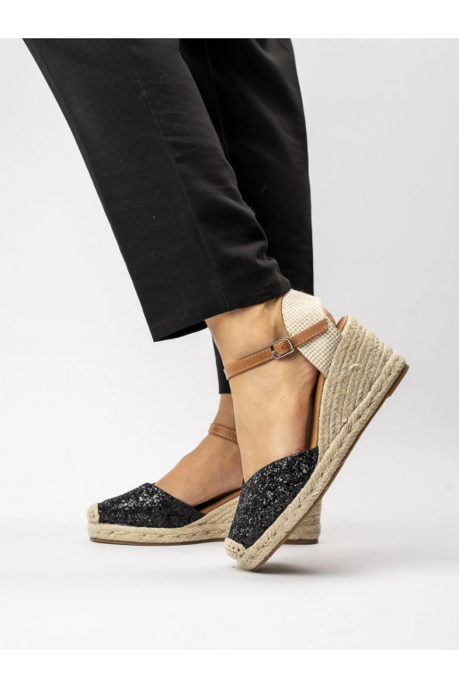 Naiselik espadrillid BLACK