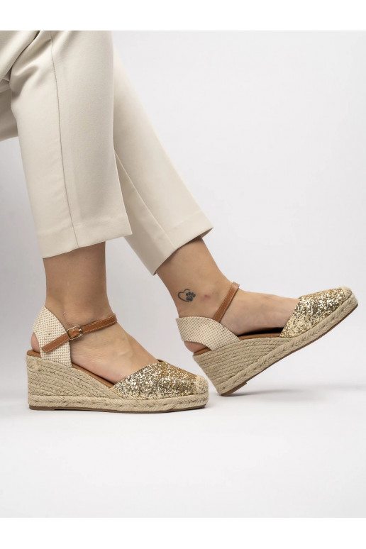 Naiselik espadrillid LOLA GOLD