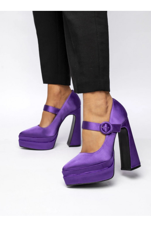 Naiselik kõrge kontsaga LAVENDER GLAM PURPLE