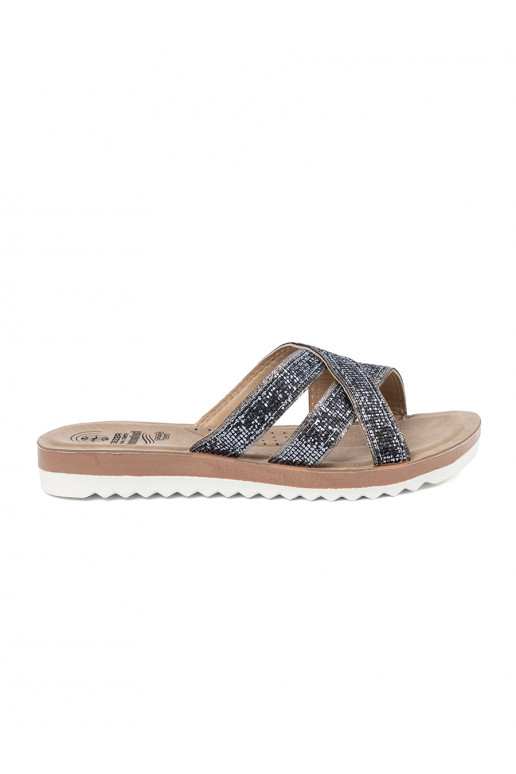 Metallic plätud naised tasasel tallal