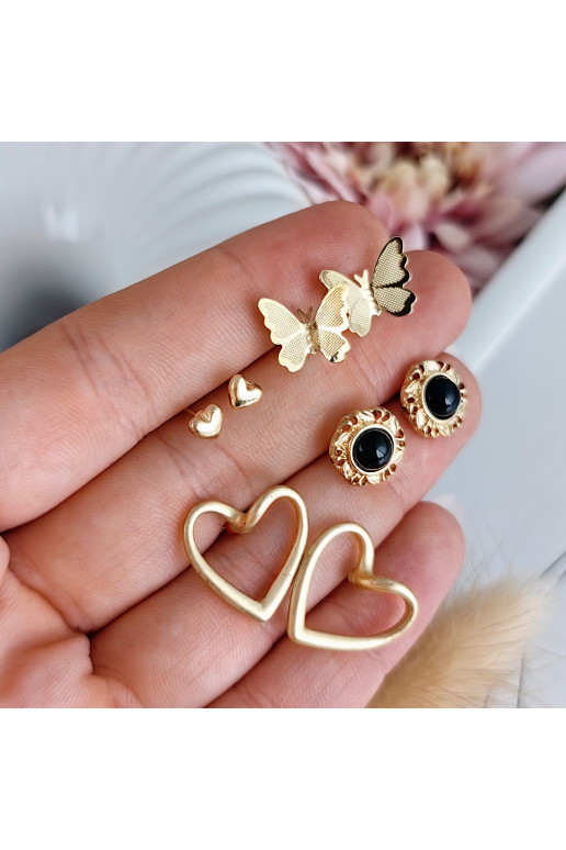 Kõrvarõngad  koos czarnym oczkiem