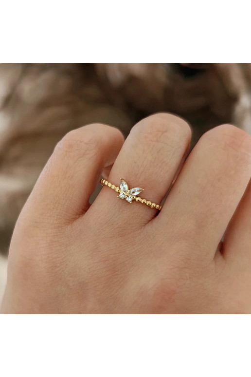 Kullatud sõrmus Butterfly