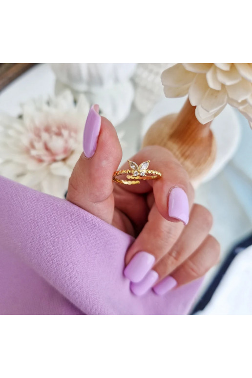 Kullatud sõrmus Butterfly