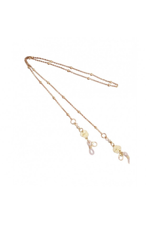 Kett prillidelecienki kullast  cyrkonie 68cm LDK17