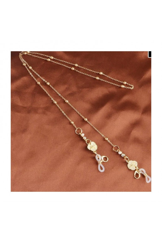 Kett prillidelecienki kullast  cyrkonie 68cm LDK17