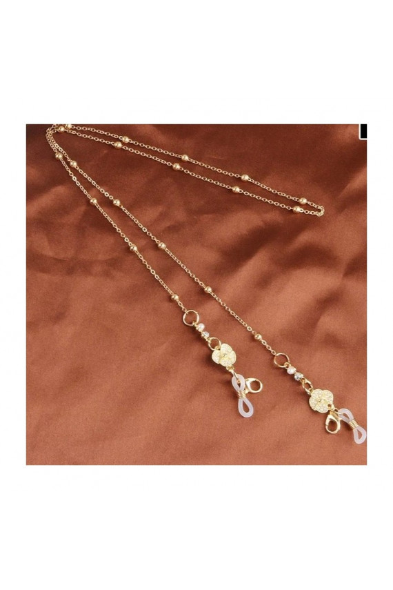 Kett prillidelecienki kullast  cyrkonie 68cm LDK17