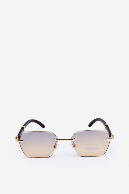 Päikeseprillid Naiselik UV400 Must ja-Kuldset värvi