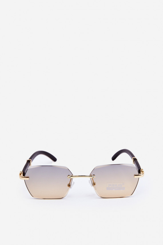 Päikeseprillid Naiselik UV400 Must ja-Kuldset värvi