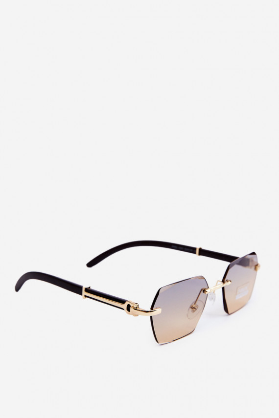 Päikeseprillid Naiselik UV400 Must ja-Kuldset värvi