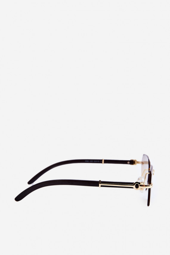 Päikeseprillid Naiselik UV400 Must ja-Kuldset värvi