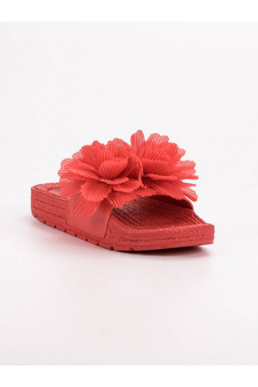 Punased Plätud lilledega BAT_CK88R