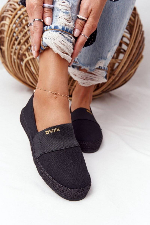 Espadrilės juodos spalvos