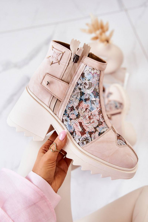 Naiste poolsaapad beeži värvi